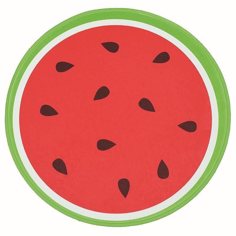 Flavors of Fruit Cutout Kitchen Mat-Watermelon-Theone Apparel