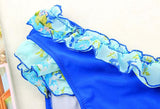 Flower patterned swimwear bikini and cover - Theone Apparel