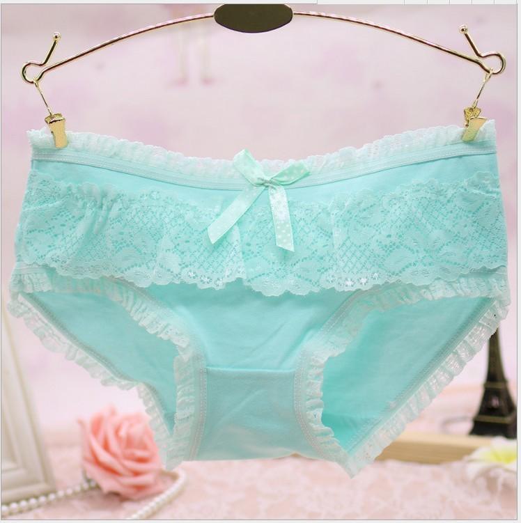 Girly Lace and Ruffles Bikini Panty - Theone Apparel