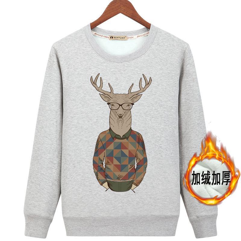 Deer With Hipster Glasses Sweater - Theone Apparel