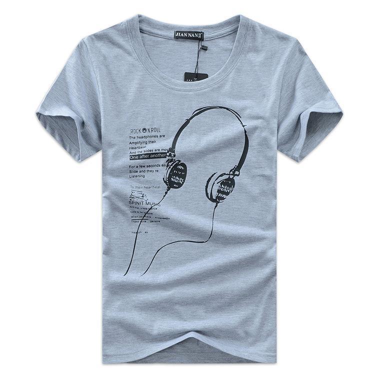 Musik ist Leben-Kopfhörer-Shirt