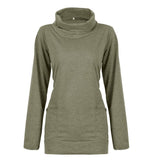 Cozy Turtleneck Collar Wrap Sweater - Theone Apparel