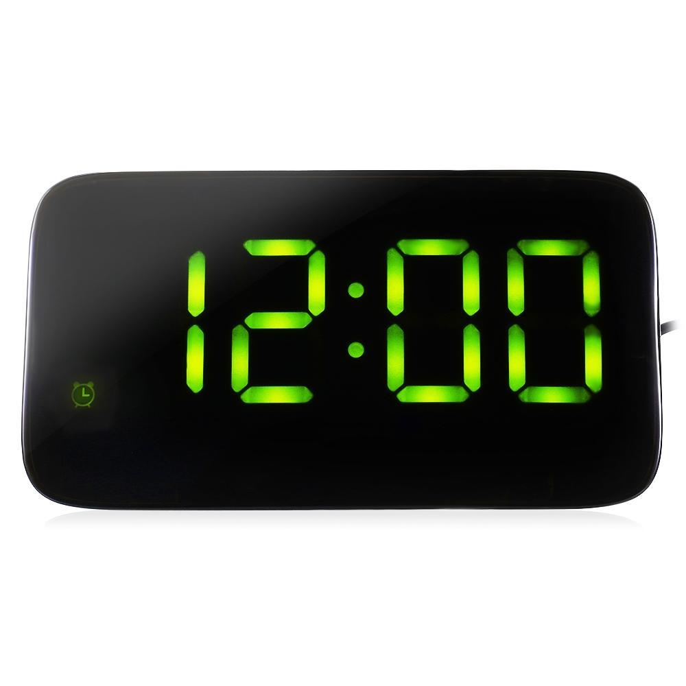 LED Digital Alarm Clock With Voice Control