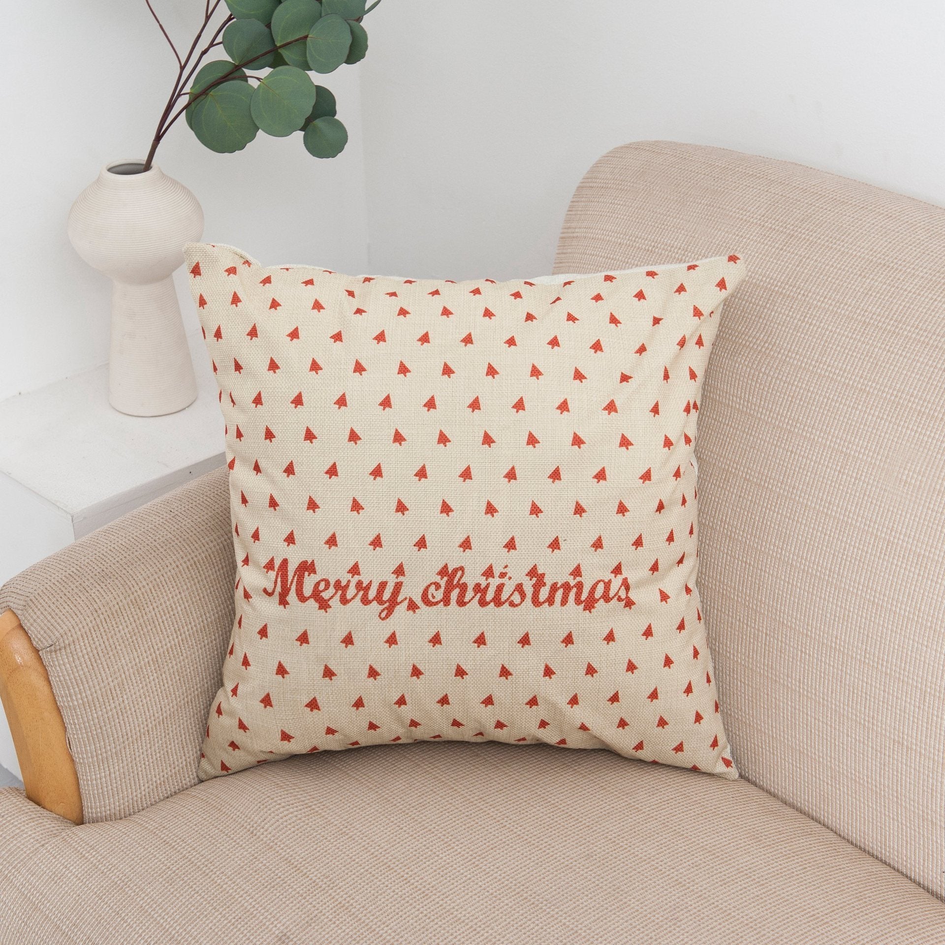 Happy Holiday Christmas Pillow Covers-601-0015-S7-Theone Apparel