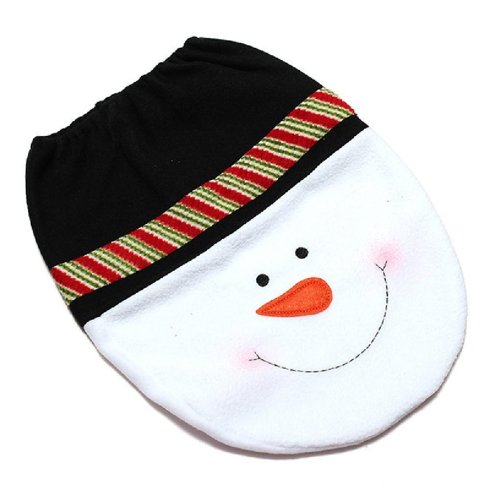 Happy Snowman Christmas Bathroom Set