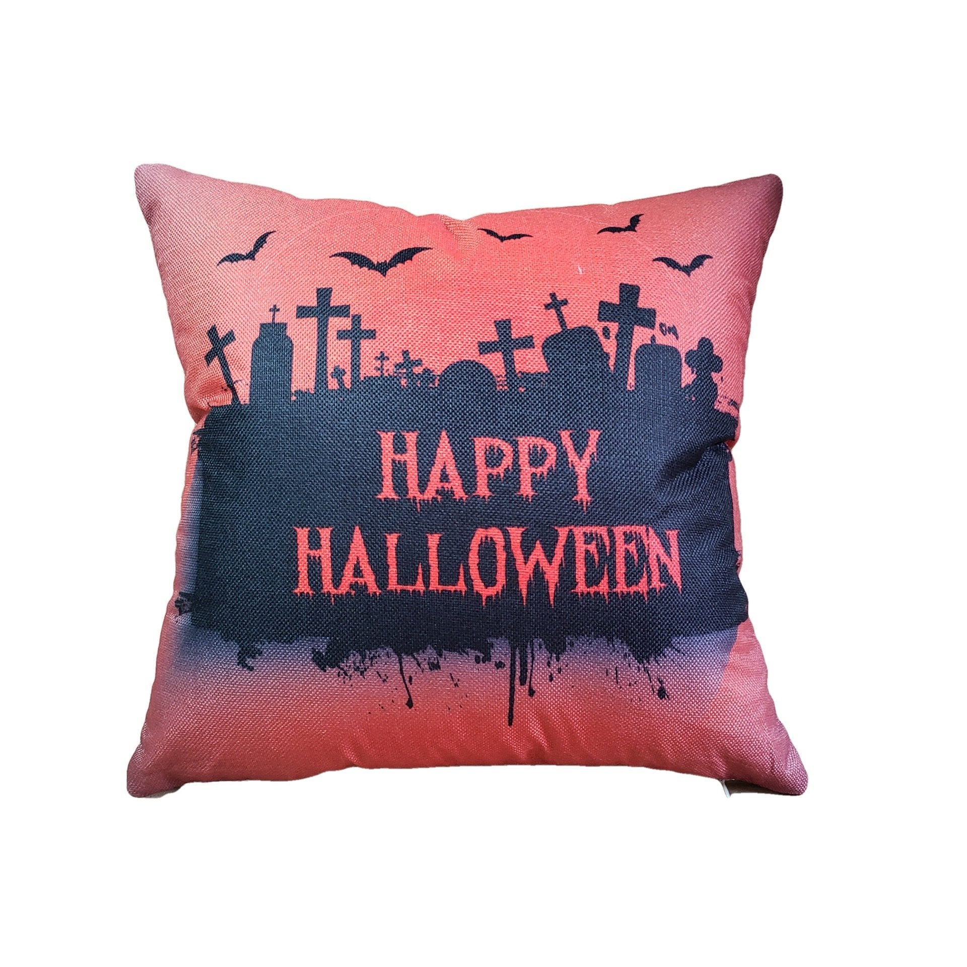 Haunted Halloween Print Pillow Covers-601-0051-S9-Theone Apparel