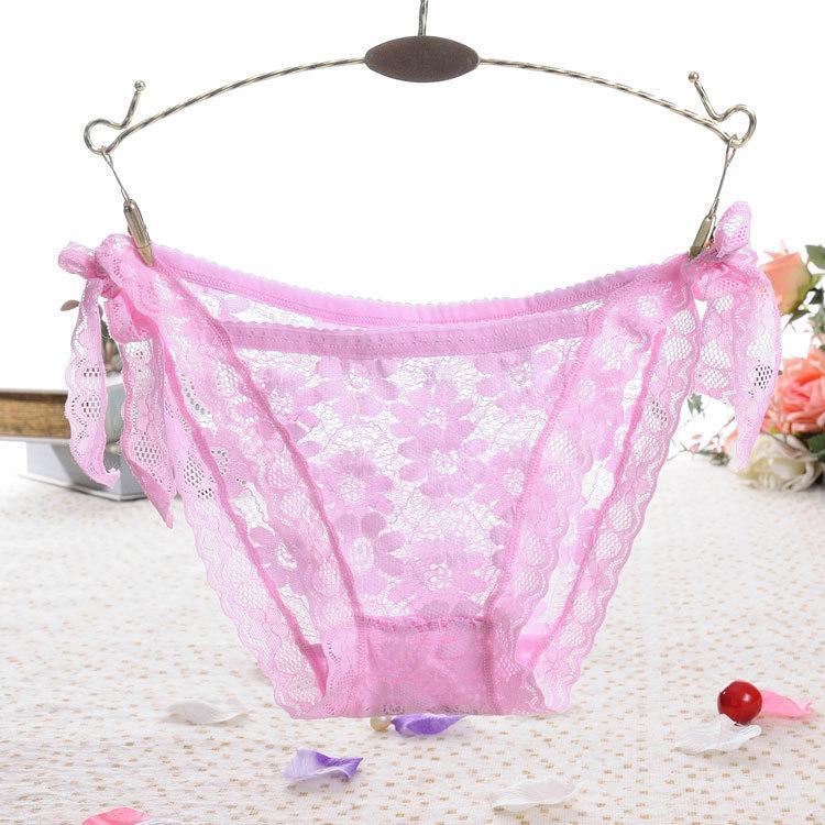 Hip Tie Sheer Lace Panty - Theone Apparel