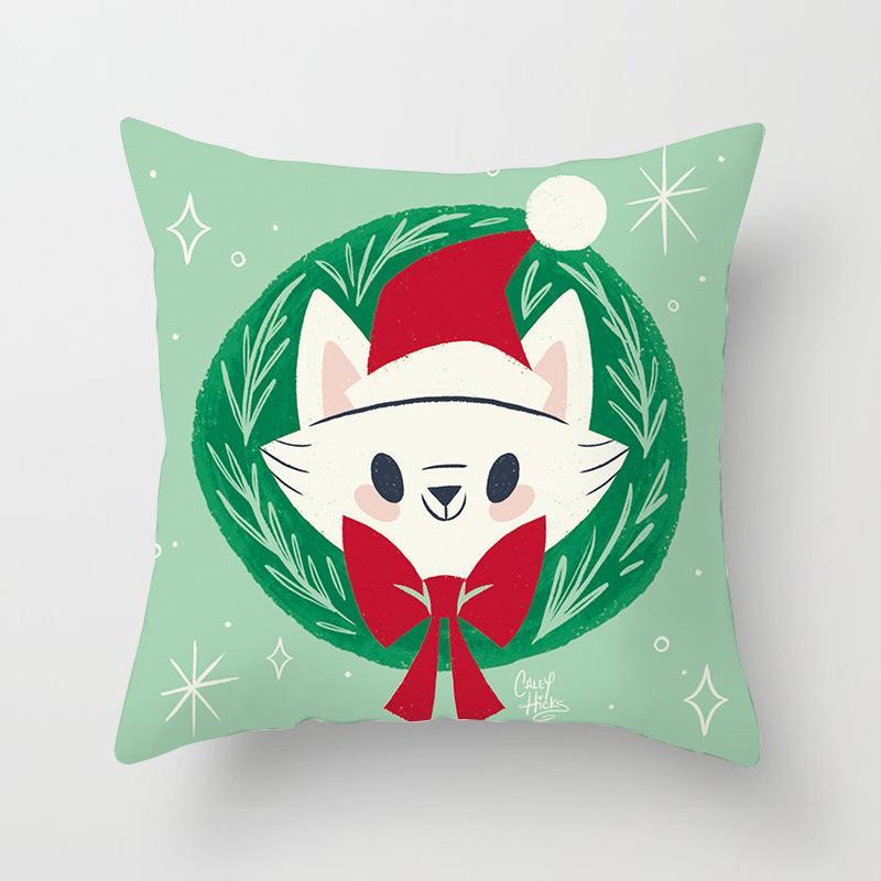 Ice Blue Christmas Themed Pillow Covers-601-0059-S3-Theone Apparel