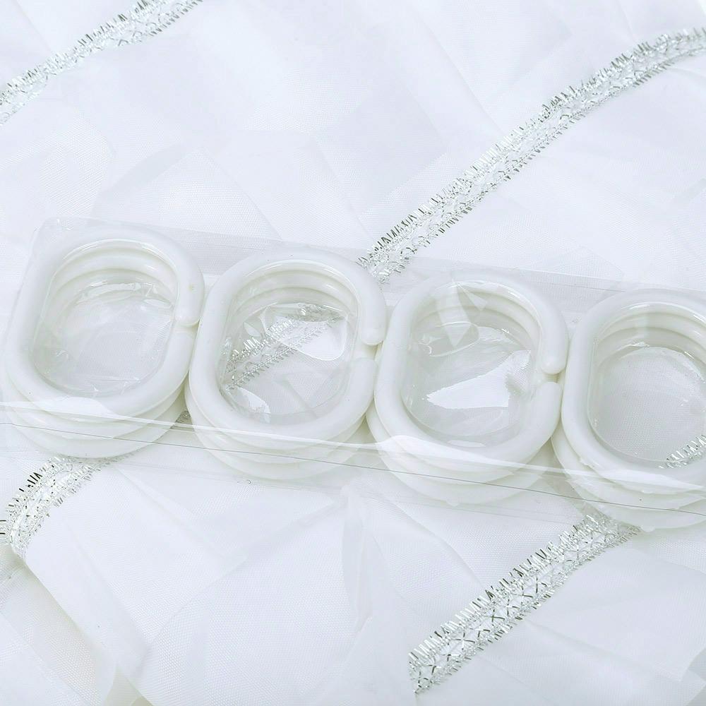 Lace Mould-proof Decorative Shower Curtain