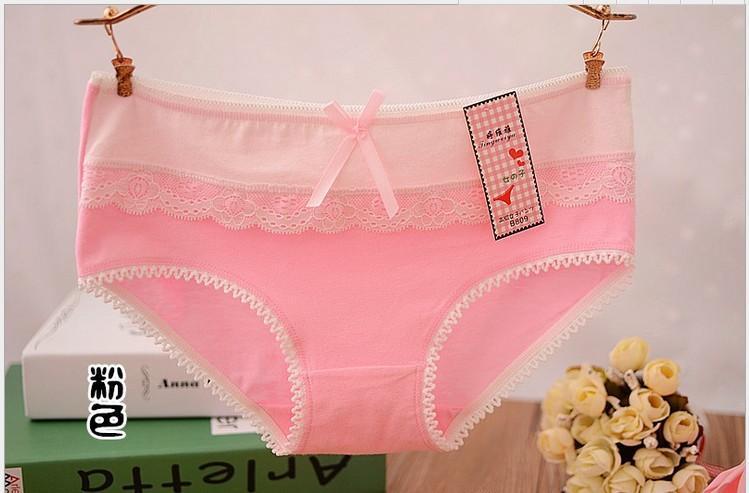 Laced Black and White Hipster Panty-Pink-Theone Apparel