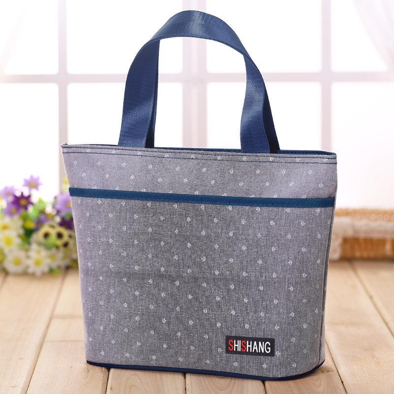 Large Preppy Print Tote Bag - Theone Apparel