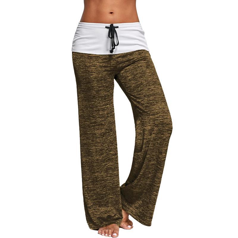 Loose Fit Cable Knit Lounge Pants-Brown-Theone Apparel