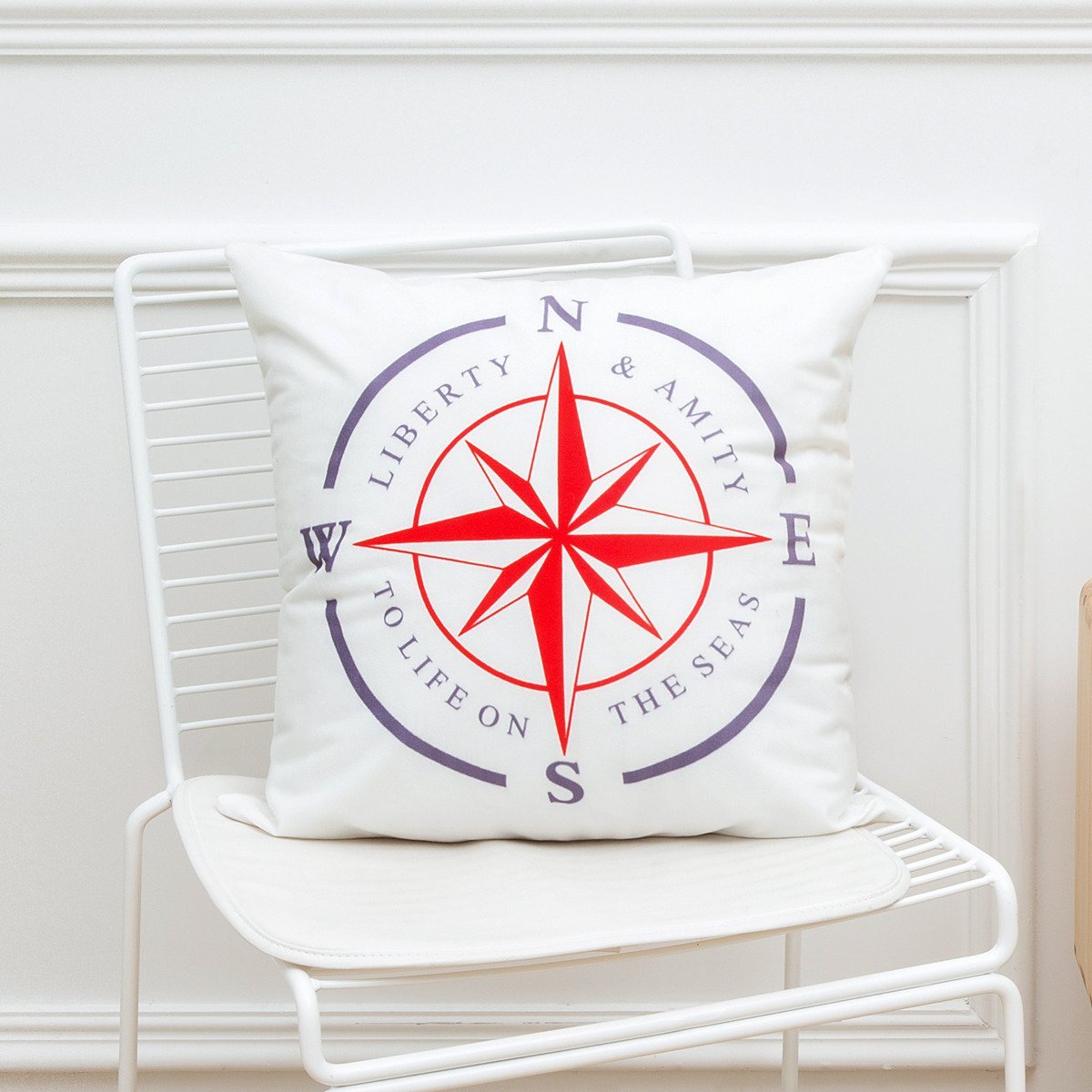 Nautical Navy Inspired Pillow Covers