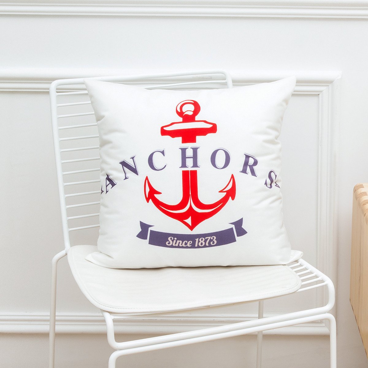 Nautical Navy Inspired Pillow Covers