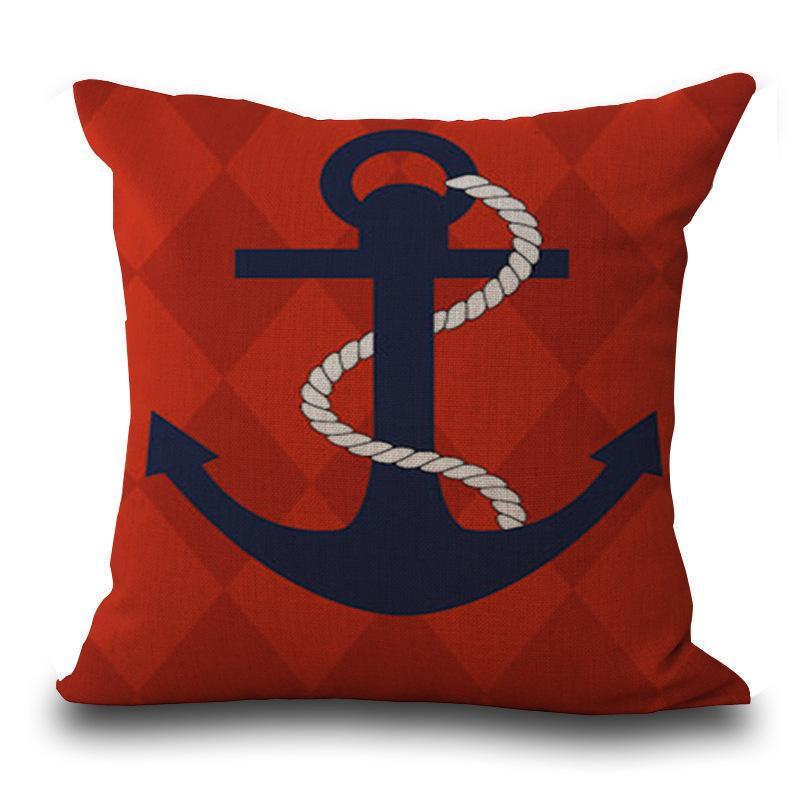 Nautical Navy Inspired Pillow Covers