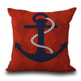 Tampas de travesseiro inspiradas na Marinha náutica