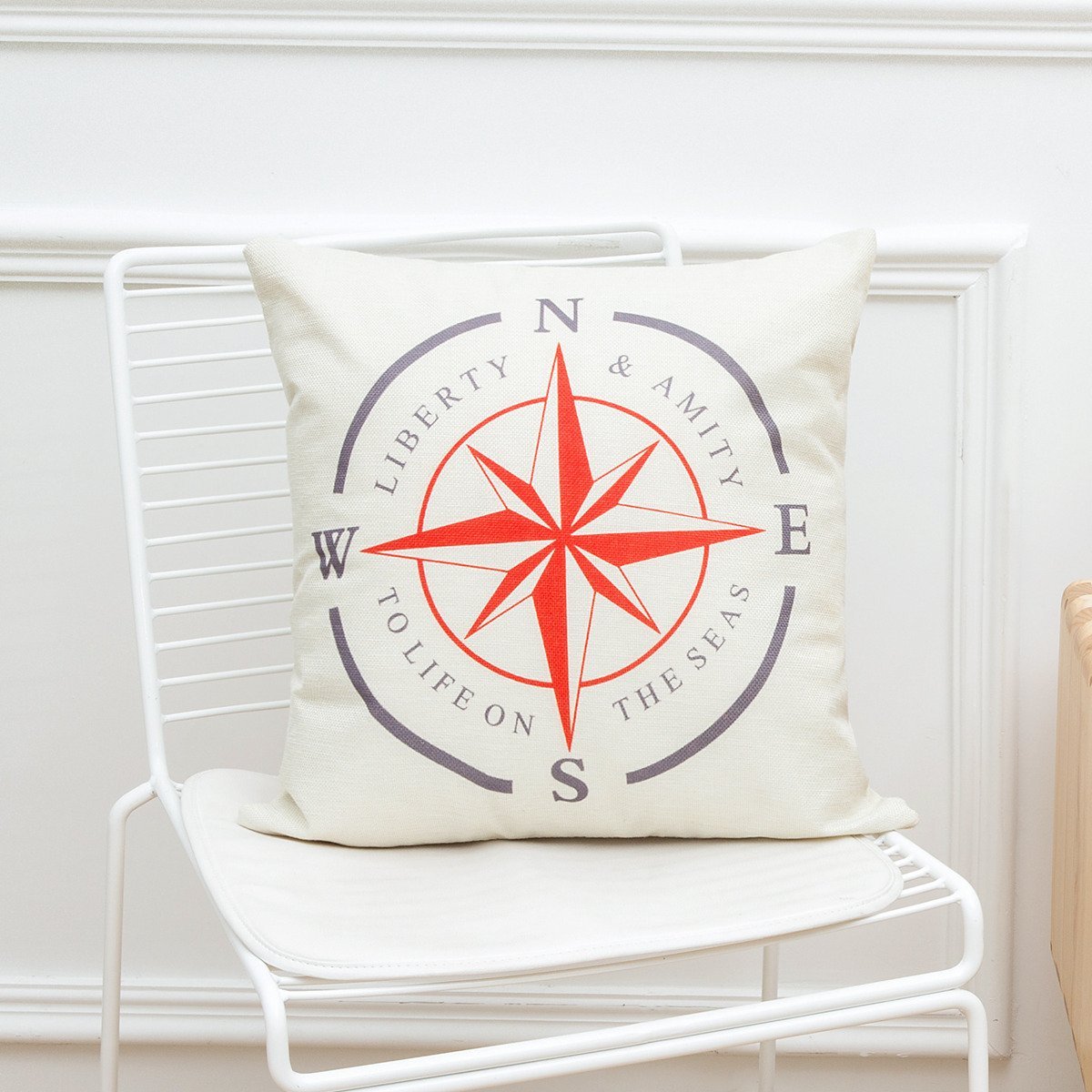 Nautical Navy Inspired Pillow Covers