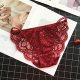 Decorative Lace Full Coverage Semi See Through Underwear