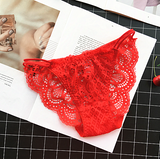 Decorative Lace Full Coverage Semi See Through Underwear