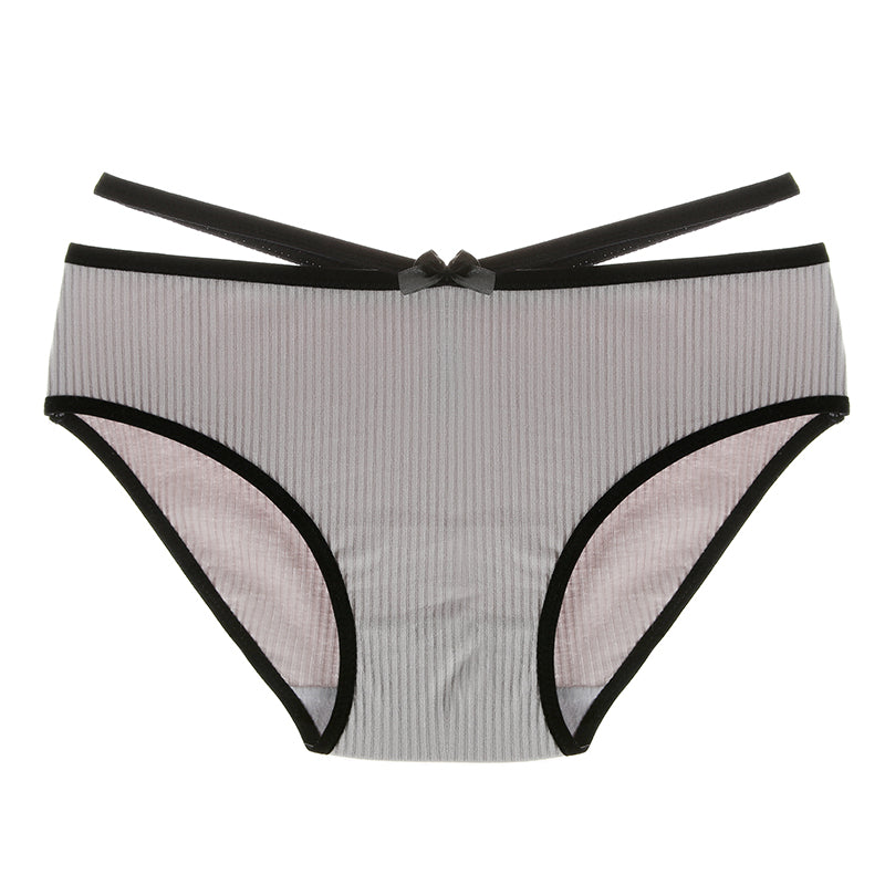 Opaque Low Rise Panties with String Waist Band