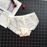 Traditional Cotton Semi Transparent Lace Panties