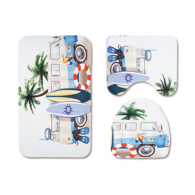 On the Road Happy Camper Bath Mat-621-0027-S2-Theone Apparel