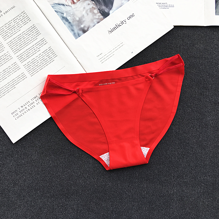Opaque Silky Smooth Full Coverage Panties-Red-Theone Apparel