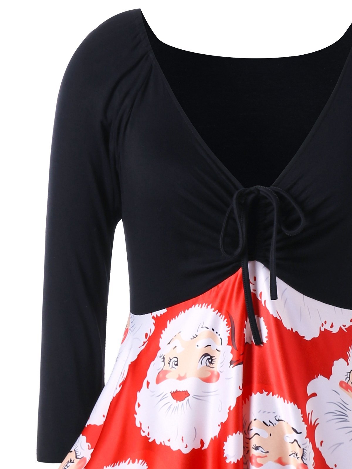 Plus Size Santa Claus Midi Dress