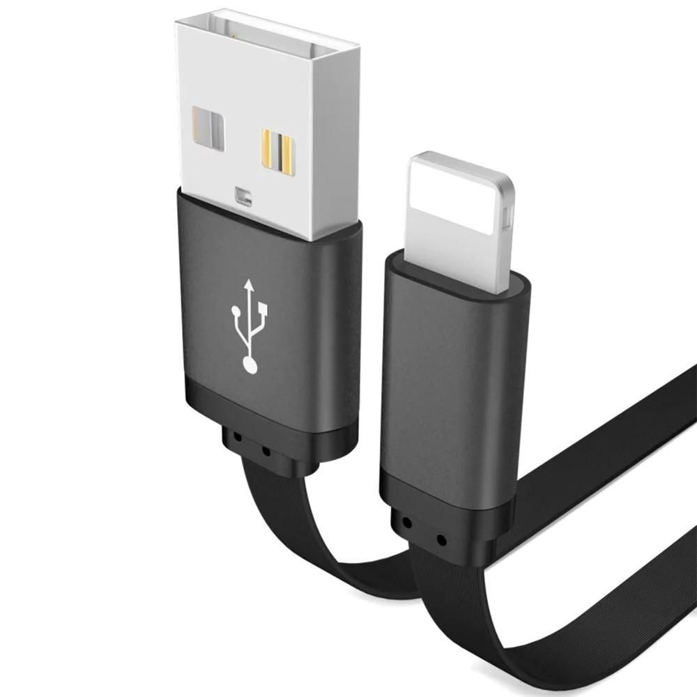 Reliable Charging Cable for iPhone and iPad-Black-Theone Apparel