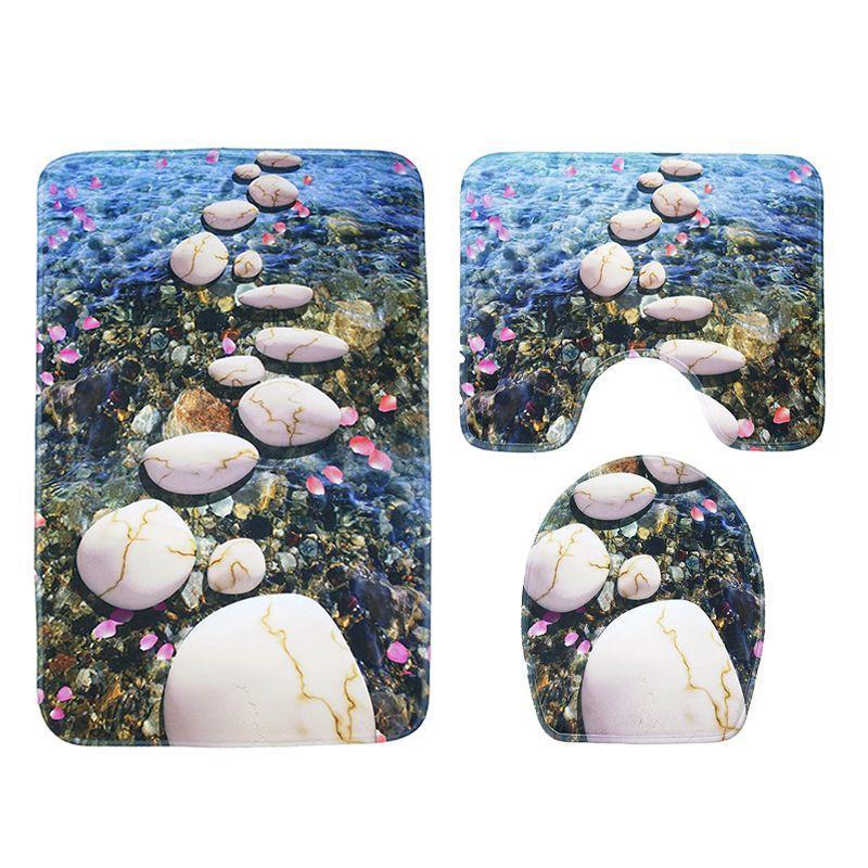 River Stone Nature Inspired Bath tapete