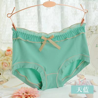Ruffles and Bows Sexy Hipster Panty-Sky Blue-Theone Apparel