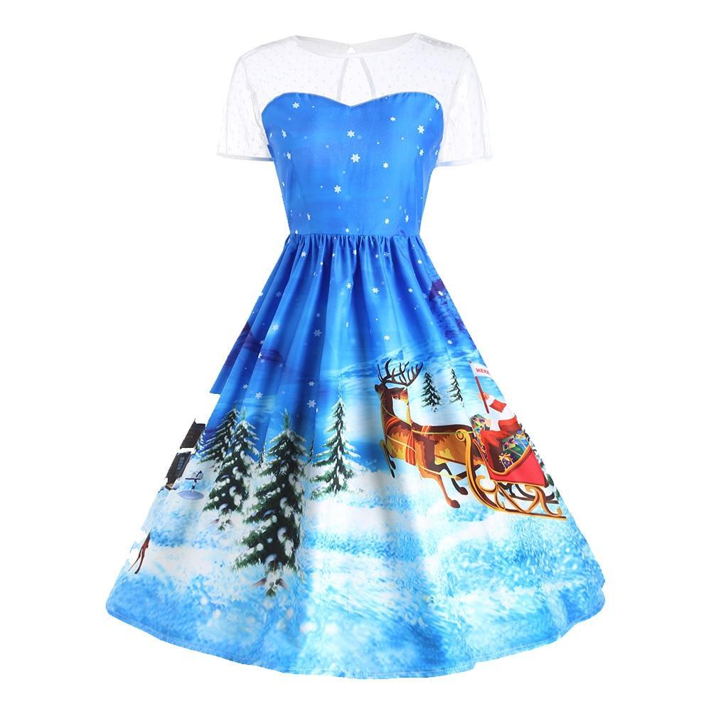 Santa Claus Christmas Party Gown