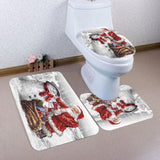 Set kamar mandi Santa Claus dan Snowman