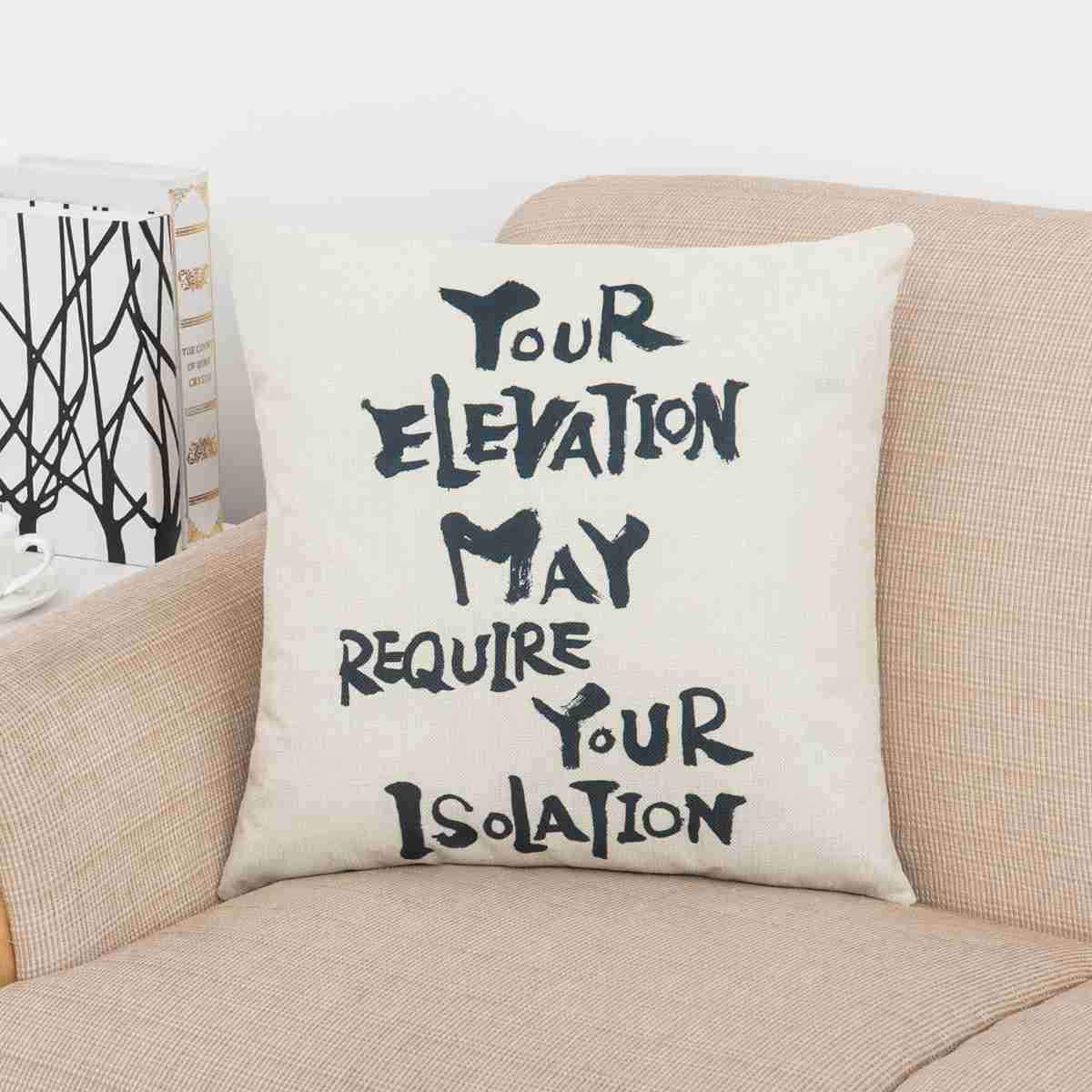 Say It All Scripted Pillow Covers-601-0052-S4-Theone Apparel