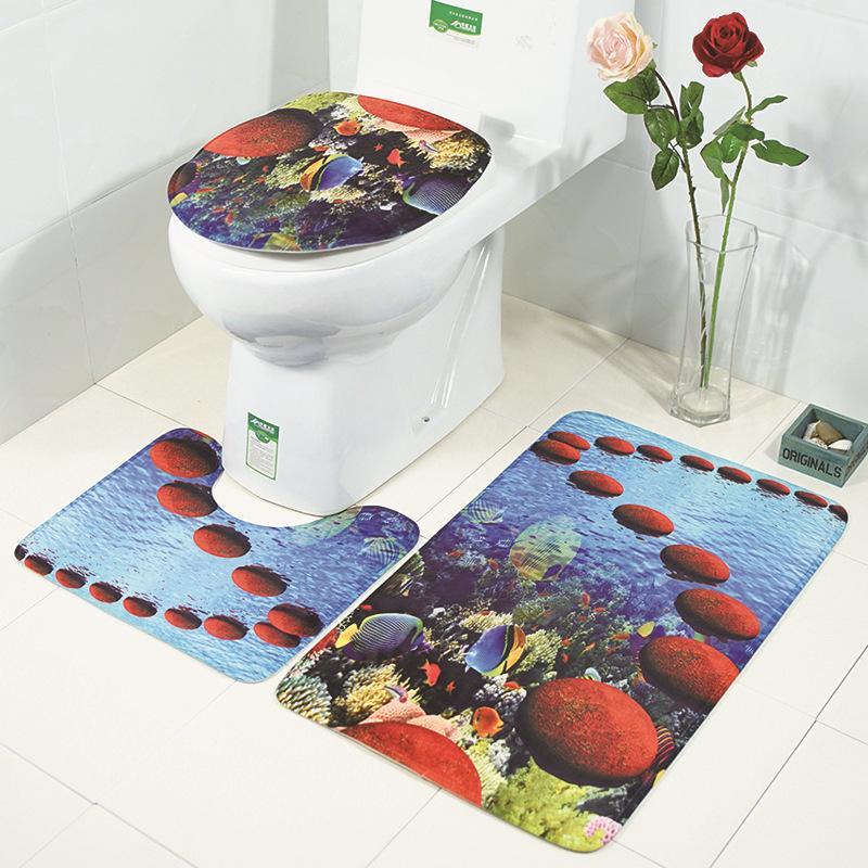 Scenes From Nature Bathroom Rug Set