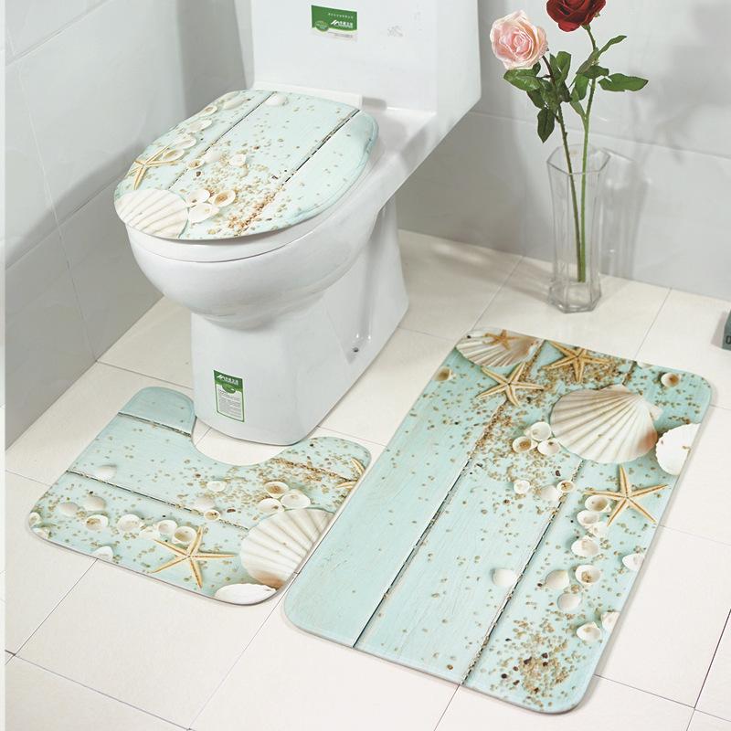 Nature Bathroom Rugセットのシーン