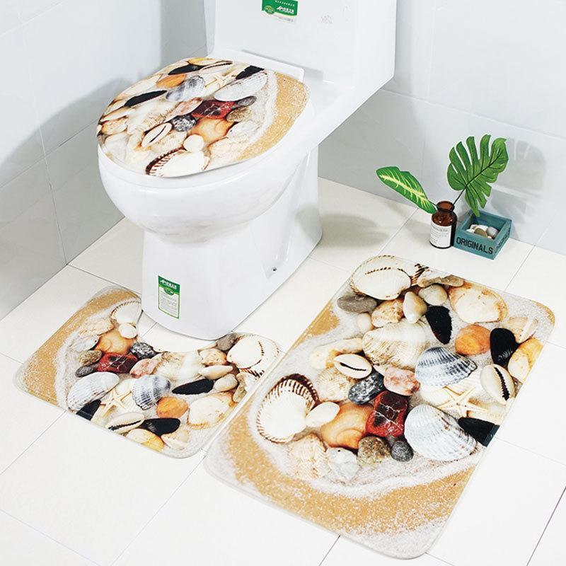 Nature Bathroom Rugセットのシーン