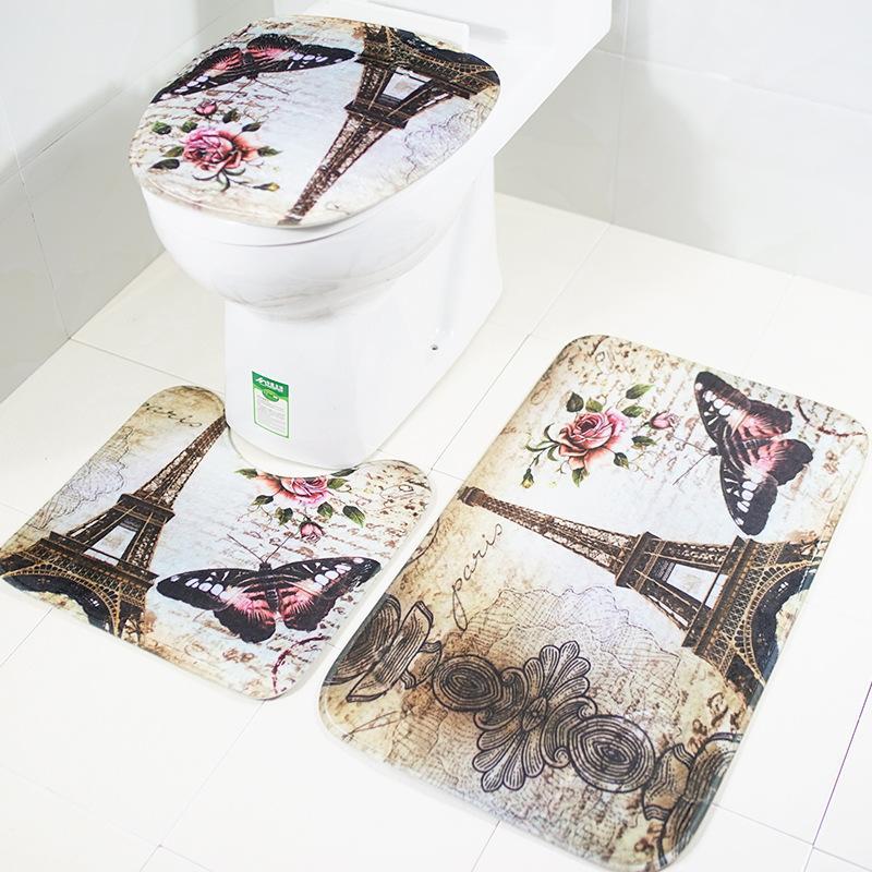 Nature Bathroom Rugセットのシーン