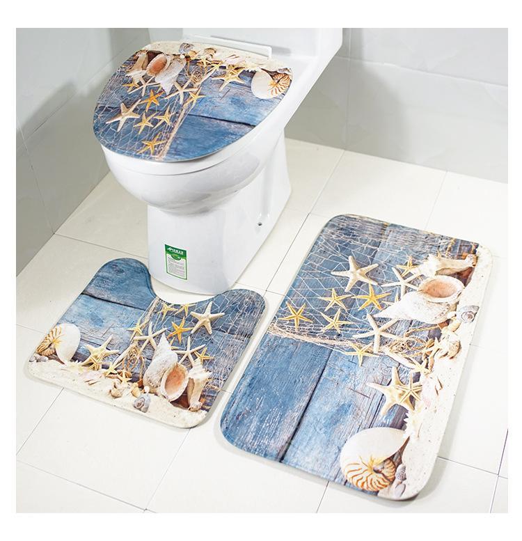 Nature Bathroom Rugセットのシーン