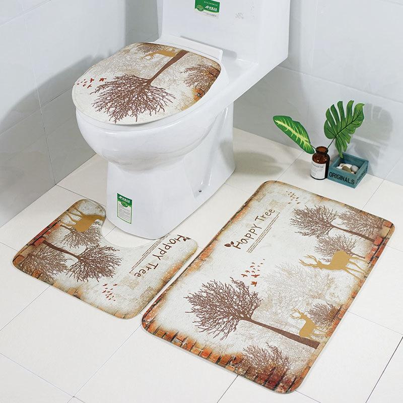 Nature Bathroom Rugセットのシーン