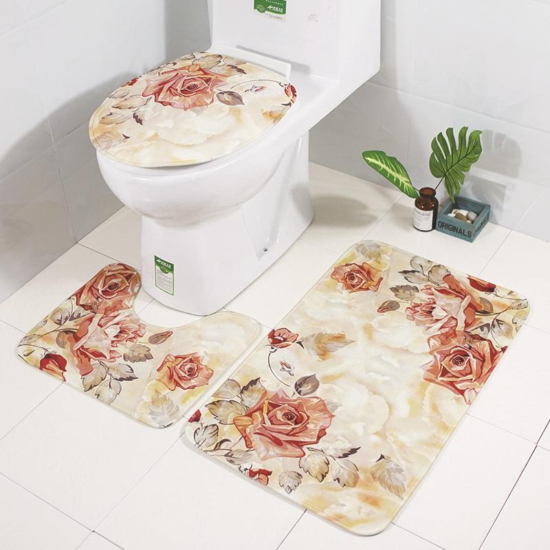 Juego de alfombras de baño Escenas de la naturaleza