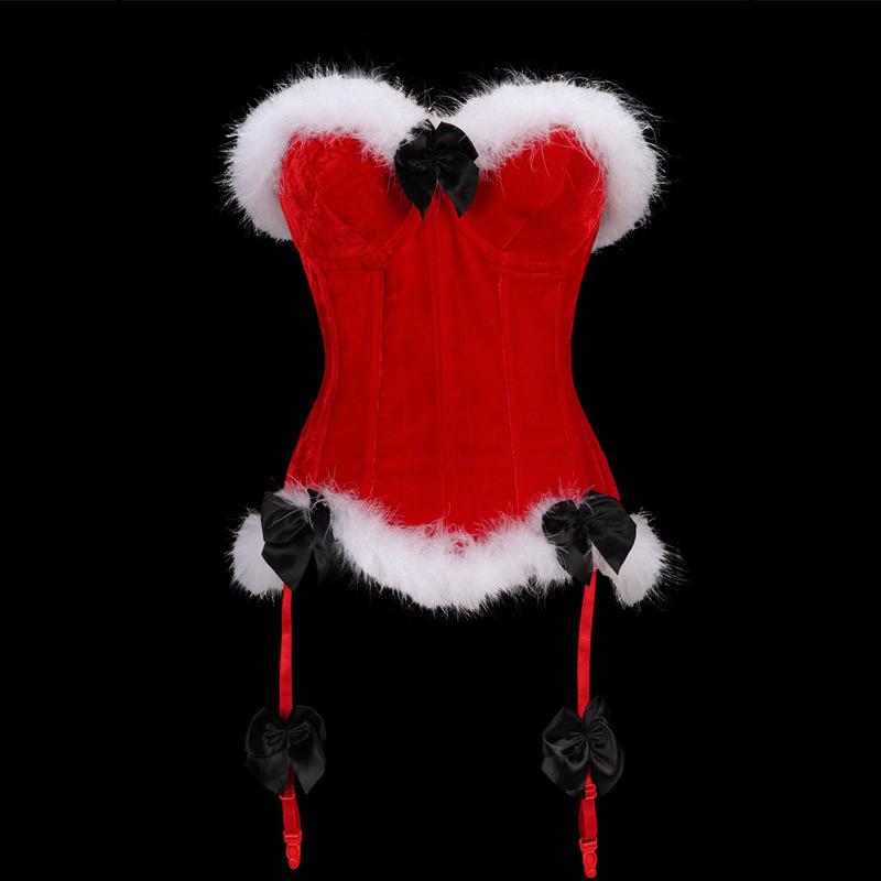 Secret Pleasures Fury Corset Costume-Red/White-Theone Apparel