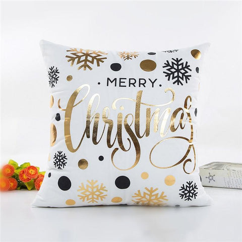 Snowflake Christmas Decorative Pillow Cover