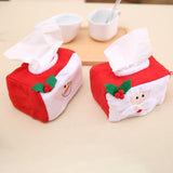 Snowman and Santa Tissue Box Cover