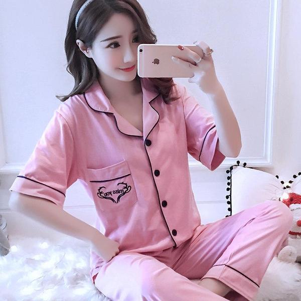 Sophisticated Button Up PJ Set-Theone Apparel