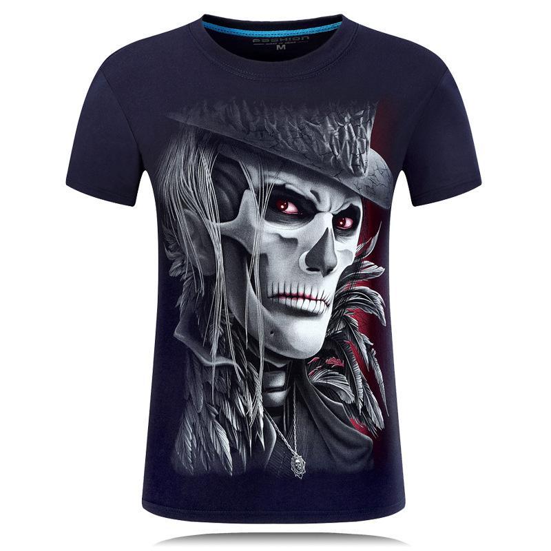 Spooky Skull With Top Hat Shirt