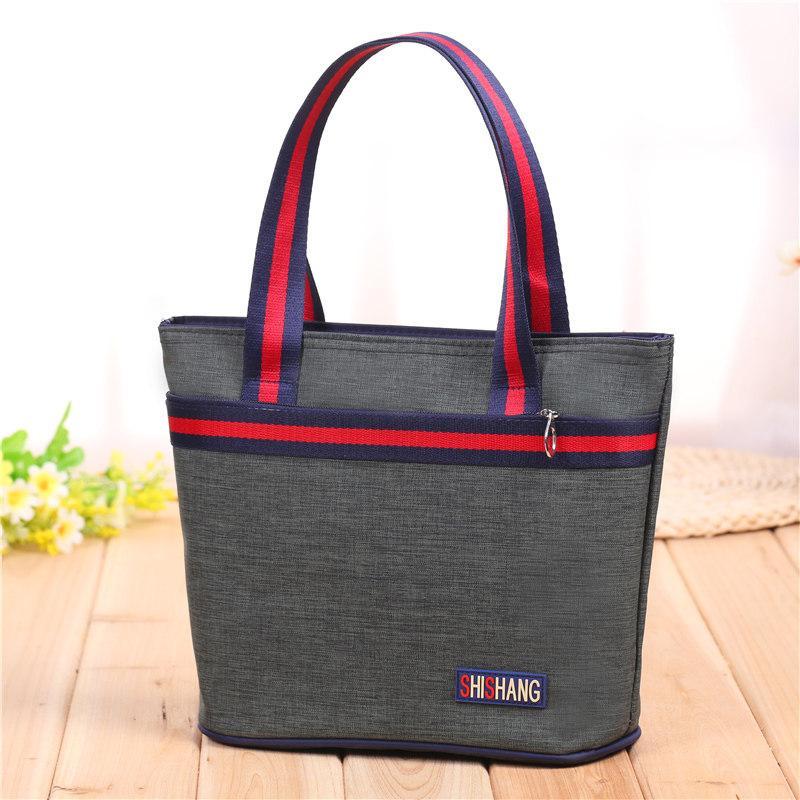 Strappy Shopper Tote Handbag