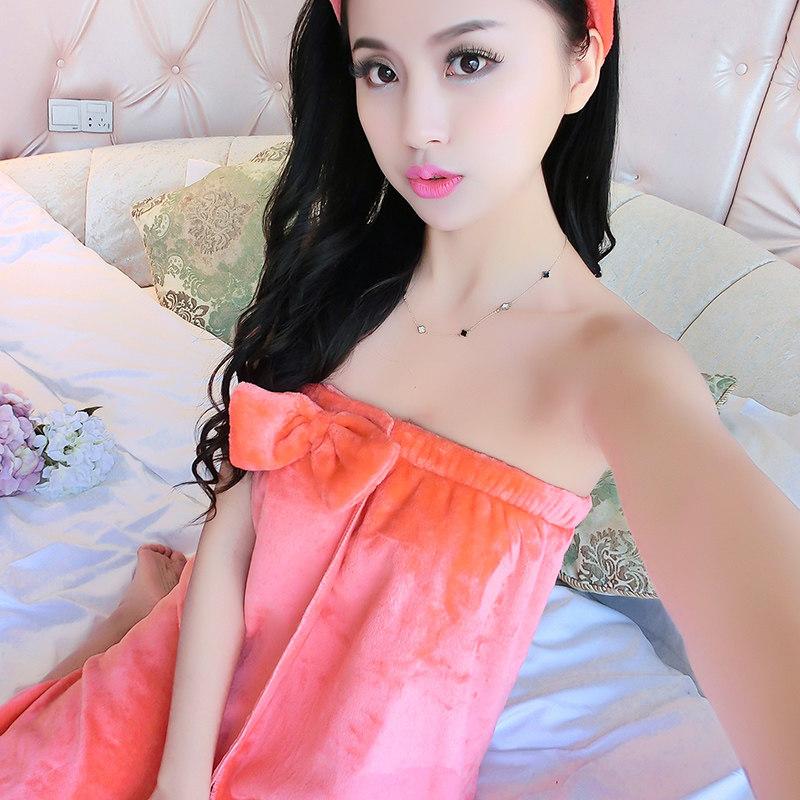 Striped Strapless Bath Robe Towel-Theone Apparel