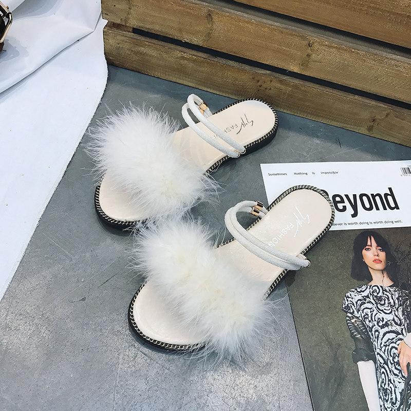 Stud Trim Simple Strap Sandals-Beige 2-Theone Apparel