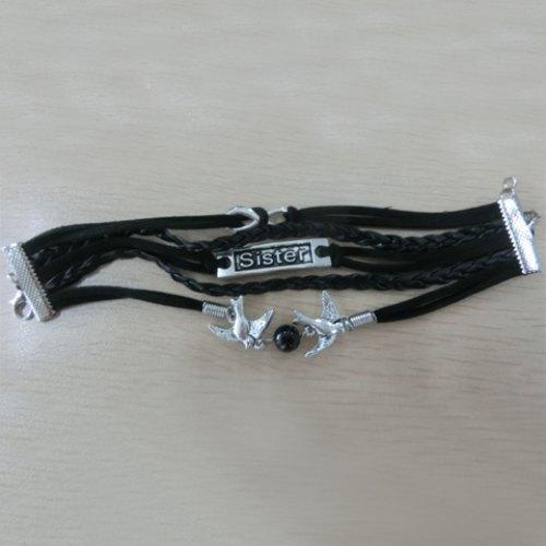 Swallow Letter Multi-Layered Friendship Bracelet